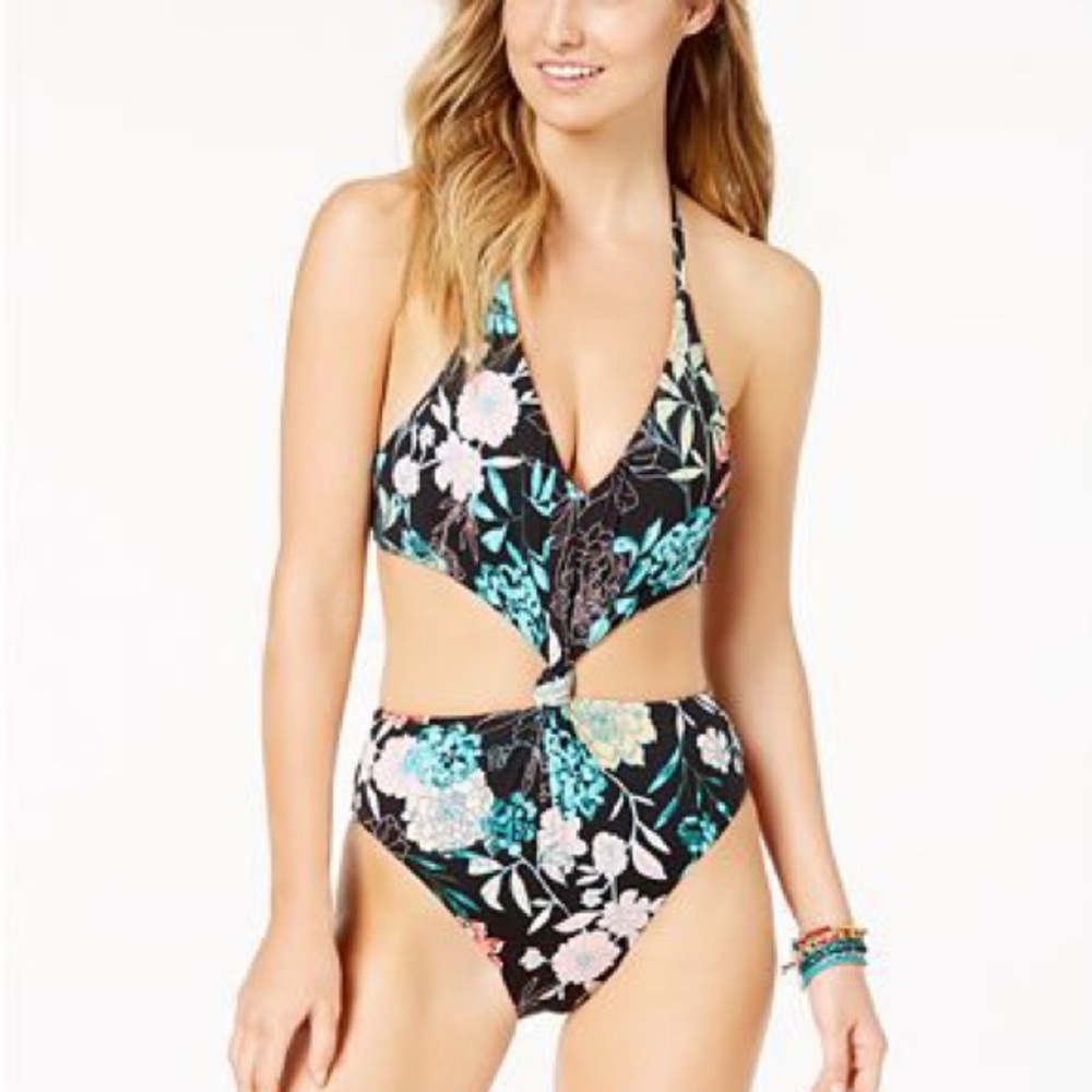 Bar ||| Halter One Piece Bathing Suit